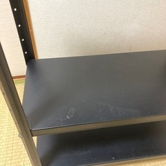 スチールラック　3段　黒の画像