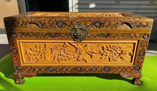 木箱　オブジェ　アンティーク　鳥　BOX