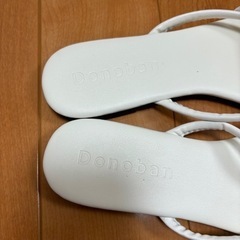 donovan ドノバン レディースシューズ ホワイト 白 夏服 春服 パンプス ビーチサンダルの画像