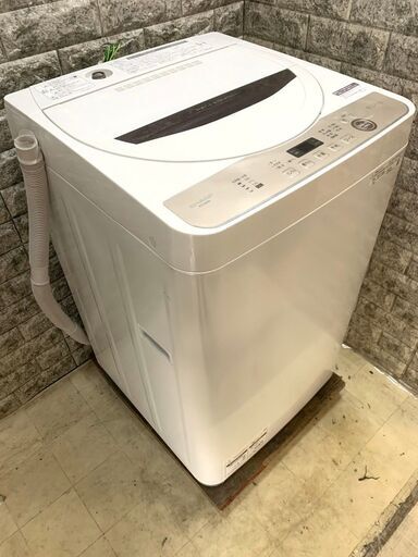 全国送料無料★3か月保障付き★洗濯機★2020年★シャープ★6.0kg★ES-GE6E-T★S-733