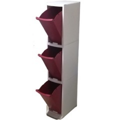 ※お譲り先が決定※3段式【NITORI ニトリ】スリムダストボックス ゴミ箱 ごみ箱 の画像