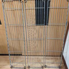 ■　ホームエレクター、ERECTA、棚3枚、スチールラック、山梨...