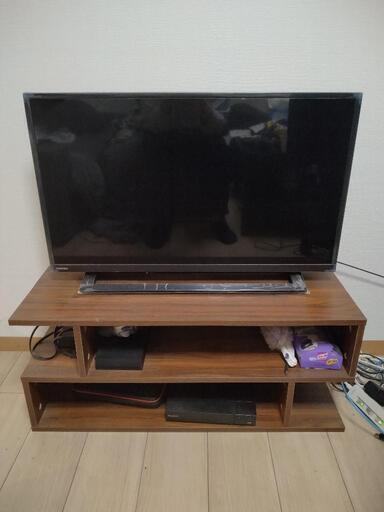 32型テレビ REGZA 32S22　テレビ台　セット