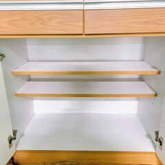 大宝工業 レンジボードキッチンボード 水屋 おしゃれ 食器棚 無料 キッチン収納 配達大歓迎の画像