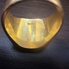 k20 印台リング 26g 説明を読んでくださいの画像