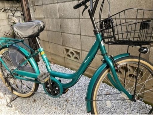 中古自転車　カーグバケットBAA-L 24インチ　6段変速　オートライト