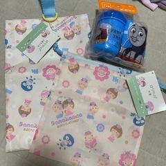 上靴入れ 巾着 おしぼりセット