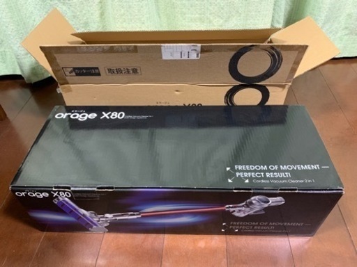 Orage X80 コードレス 掃除機 吸引力 強い 国内メーカー スティック\u0026ハンディクリーナー 30000 pa 2in1 サイクロン式 充電式 静音 スティッククリーナー