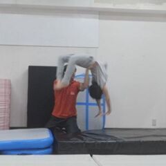 子どもマット運動教室【前転からバク転まで、体操のレベルに合わせて】の画像
