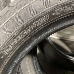 お引渡し決定夏タイヤ165/60R15バリ目の画像