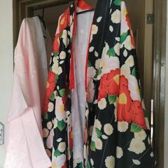 簡易の袴セット（４点）＋和風の巾着袋の画像