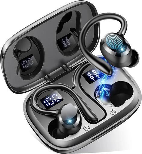 2024年新＆超軽量 耳掛け式 ワイヤレスイヤホン イヤホン bluetooth