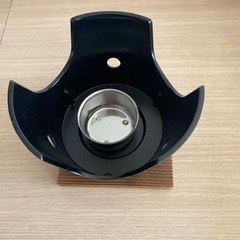 新品未使用　ひとり用いろり鍋とコンロ台セット　黒アルミの画像