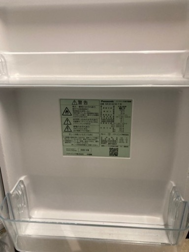 2020年製 Panasonic 冷凍冷蔵庫 NR-B14CW-T 