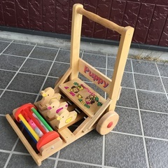 幼児用　押し車　カタカタ