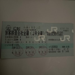 チケット 新幹線/鉄道切符