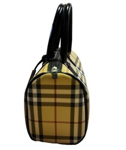 BURBERRY バーバリー ノバチェック レザー ハンドバッグ ミニボストン ミニバッグ ミニボストンバッグ 