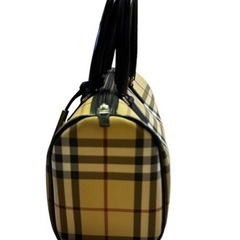 BURBERRY バーバリー ノバチェック レザー ハンドバッグ ミニボストン ミニバッグ ミニボストンバッグ の画像