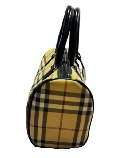 BURBERRY バーバリー ノバチェック レザー ハンドバッグ ミニボストン ミニバッグ ミニボストンバッグ 