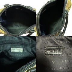 BURBERRY バーバリー ノバチェック レザー ハンドバッグ ミニボストン ミニバッグ ミニボストンバッグ の画像