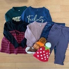 子供服 女の子 上下帽子セット