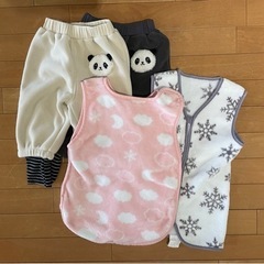 子供服 あったかズボン＆スリーパー