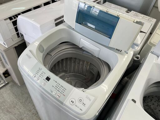 洗濯機の分解クリーニング行っています！配送設置込み2018年製ハイアール5.0K洗濯機分解クリーニング済み