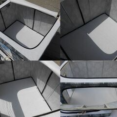 【配送出来ます】衣替え 大容量 折り畳み衣装ケース 6個セット 型崩れしないフレーム入り（近くなら配送も可能です。宅配もお問合せ下さい）の画像