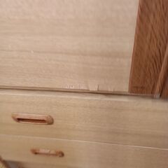 ★ジモティ割あり★  ワードローブ ライトブラウン H177×D39×W90 クリーニング済み MT952の画像