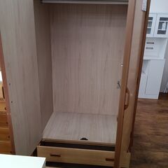 ★ジモティ割あり★  ワードローブ ライトブラウン H177×D39×W90 クリーニング済み MT952の画像
