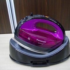 コードレスアイロン CaRuRu カルル バイオレット パナソニック NI-WL503 ハンガーショット機能付き 2016年製 Panasonic 苫小牧西店の画像