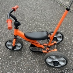 手押し三輪車　(ペダルなし)の画像