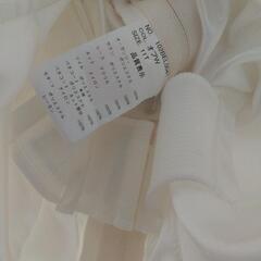 【最終値段です】ウエディングドレス 11号 ベール付きの画像