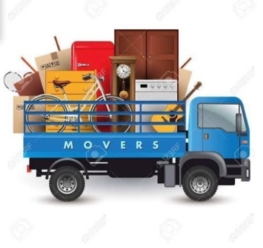 引越し作業、片付け、草取り。