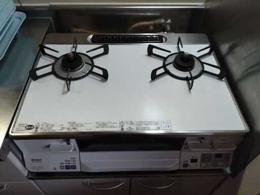 【4/27〜29お渡し】リンナイ　グリル付きガステーブル