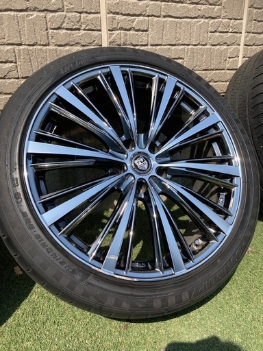 値下げ 4本 セット / アルミホイール プレミックス PREMIX TOYOTA ヴェルファイア アルミホイル 19×8J 5×114.3 ＋35 5穴 225/40R19 225/45R19