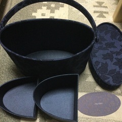 値下げしました！メイクボックス　資生堂　花椿　コスメバニティー　