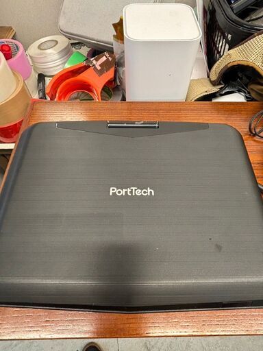 ☆中古￥2,500！PortTech　ポータブルDVDプレーヤー　家電　2022年製　PPD-L101(B)型　【BD026】