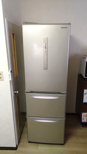 パナソニック 冷蔵庫 365L 2017年製 動作良好 外観キズあり NR-C37FM