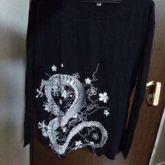 和柄:長袖Tシャツ・帽子・バッグ(３点)の画像