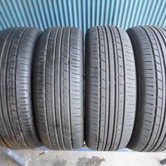 ヨコハマ　ECOS ES31　185/60R15　4本　9分溝2本と8〜9分溝2本