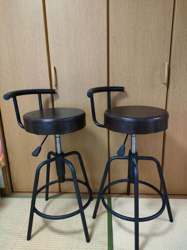 カウンターチェア2セット（取りに来て頂ける方限定）
