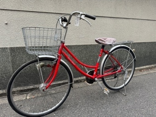27）全車両格安販売‼️ 変速付き‼️26インチ　オートライト　ママチャリ