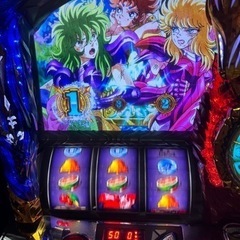 星矢パチスロ実機の画像