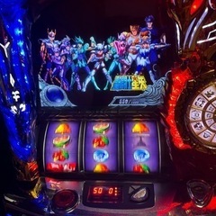星矢パチスロ実機の画像