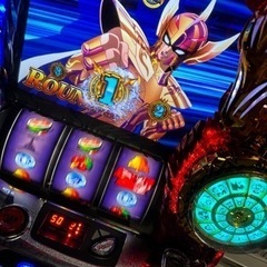 星矢パチスロ実機の画像