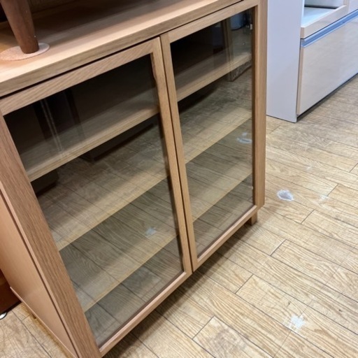 値下げしました！?無印良品?収納家具 キャビネット 天然木 北欧スタイルNO.762