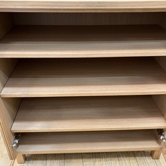 値下げしました！?無印良品?収納家具 キャビネット 天然木 北欧 