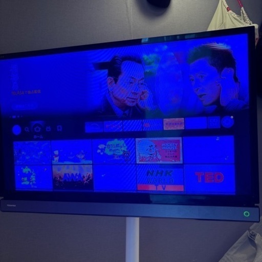 2016年製TOSHIBA REGZA テレビスタンド込
