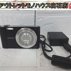 バッテリー欠品 SONY デジカメ Cyber-shot DSC-W810 ブラック 2010万画素 サイバーショット コンパクトデジタルカメラ コンデジ 札幌市 白石店